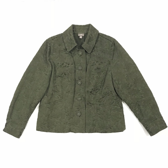J. Jill Jackets & Blazers - J. Jill Floral Career Button Down Blazer Jacket